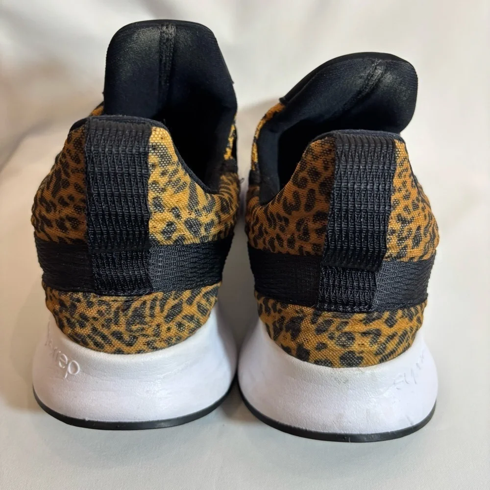 NIKE Sz 9.5 SuperRep Trainers Running Leopard Print Sneakers Bungee Closure - Picture 8 of 11